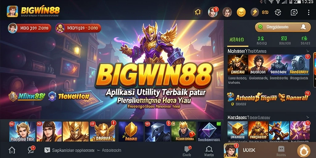 Tampilan antarmuka <strong>BIGWIN88</strong> yang menarik dan mudah digunakan.