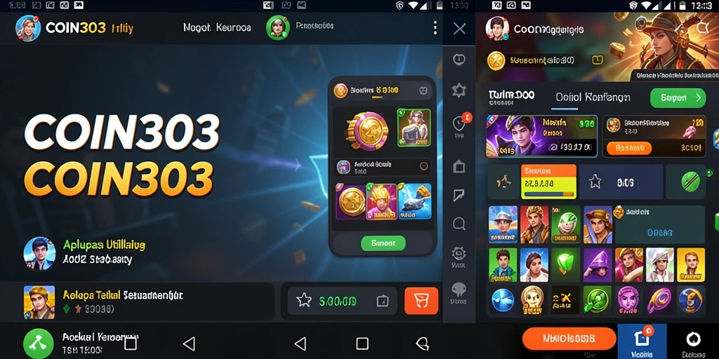 Tampilan antarmuka COIN303 yang user-friendly dan interaktif.