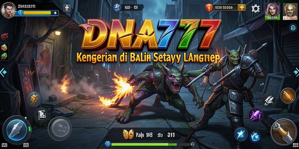 Tampilan menyeramkan gameplay DNA777 yang penuh ketegangan.