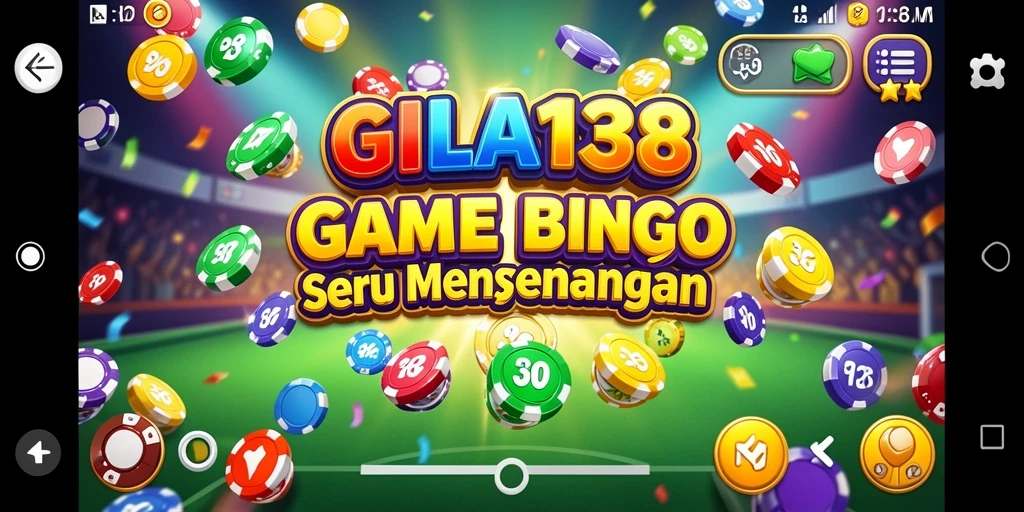 Tampilan screenshot GILA138 dengan gameplay Bingo yang seru.