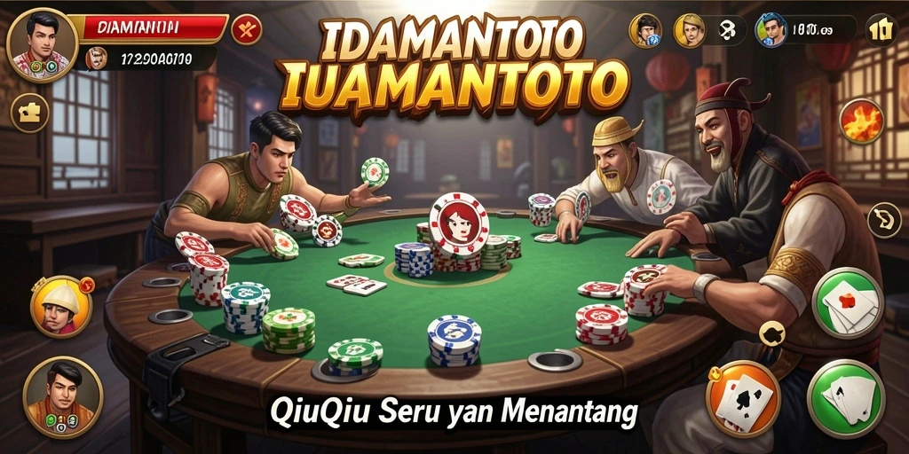 Tampilan gameplay mendebarkan dalam IDAMANTOTO.
