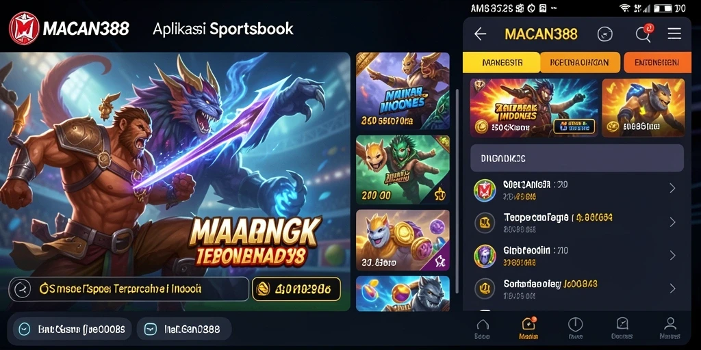 Tampilan gameplay yang menarik dan interaktif dari MACAN388.