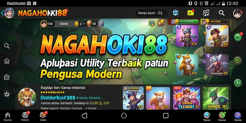 Tangkapan layar <strong>NAGAHOKI88</strong> menunjukkan antarmuka sederhana dengan fitur-fitur berguna.