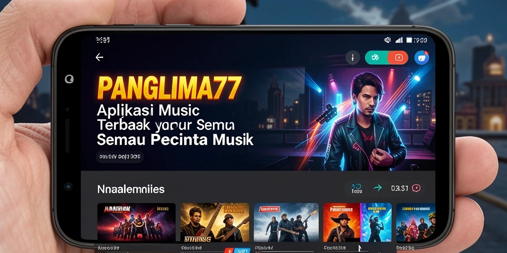 Tangkapan layar gameplay PANGLIMA77 menampilkan aksi seru dengan musik.