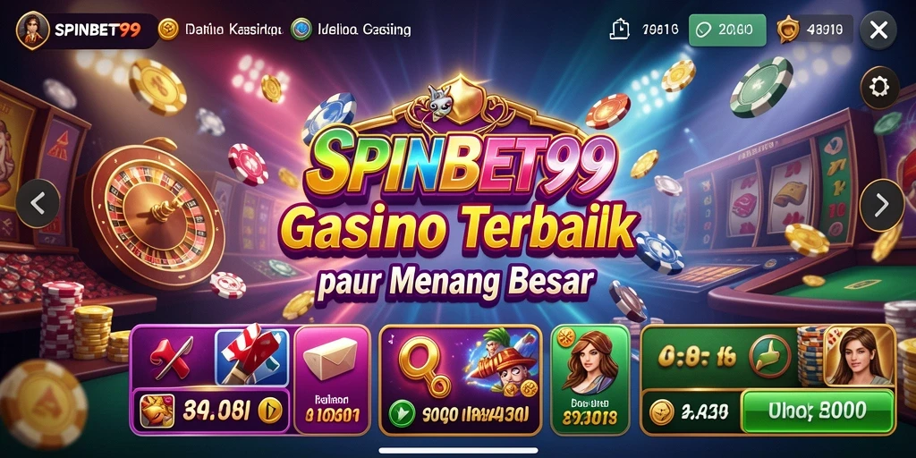 Tampilan menarik dari gameplay SPINBET99 yang mendebarkan.