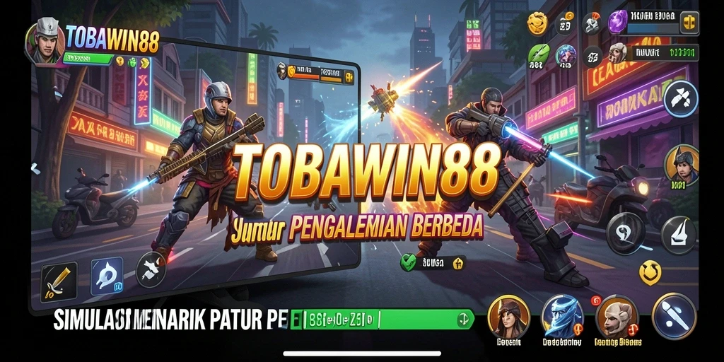 Screenshot TOBAWIN88 menunjukkan aksi gameplay yang mendebarkan dan interaktif.