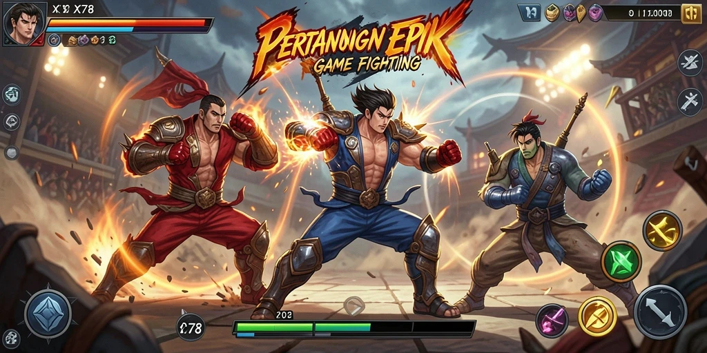 Tampilan gameplay X78 yang intens dan mendebarkan.