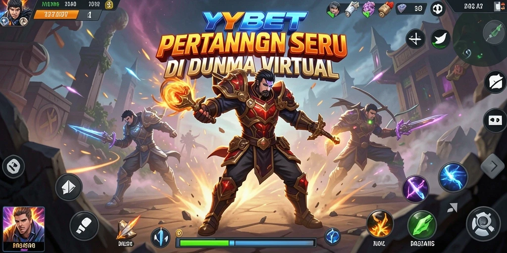 Gameplay YYBET yang penuh aksi dan pertarungan intens.