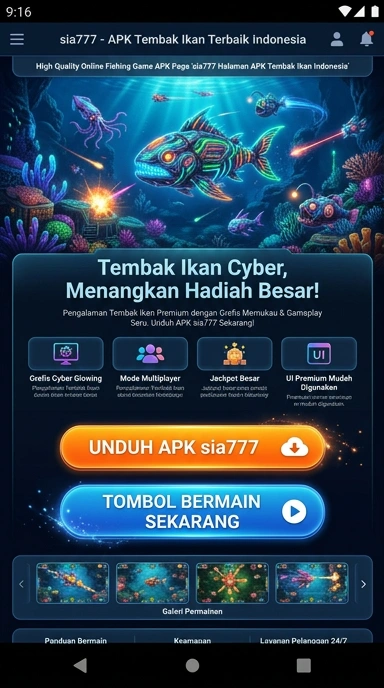Halaman unduh yang informatif dan user-friendly di sia777.